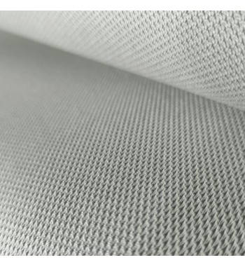 Tissu ciel de toit nid d'abeille gris argent BMW