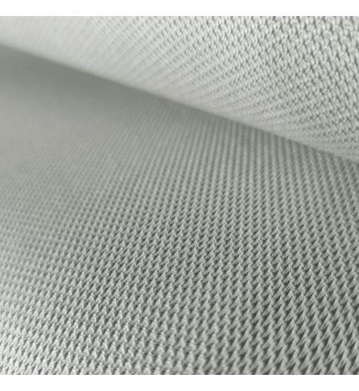 Tissu ciel de toit nid d'abeille gris argent BMW