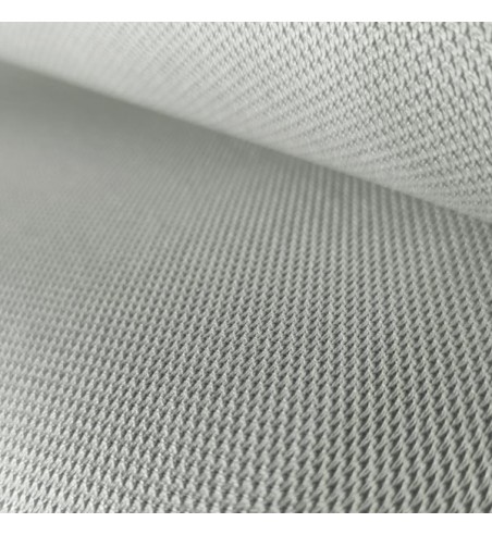 Tissu ciel de toit nid d'abeille gris argent BMW